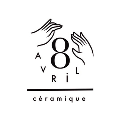 Logo Huit Avril Céramique - créateur Beau Commun